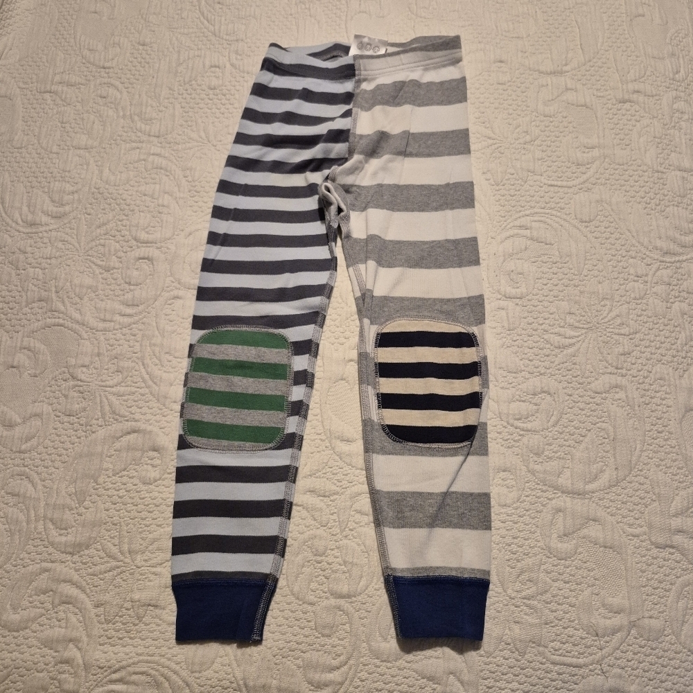 Hanna Andersson pajama pants size 110 or US 5 mix up print VGUC